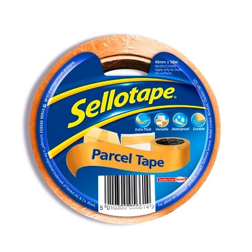 SELLOTAPE BROWN PARCEL TAPE 48M X 50M. 2862928